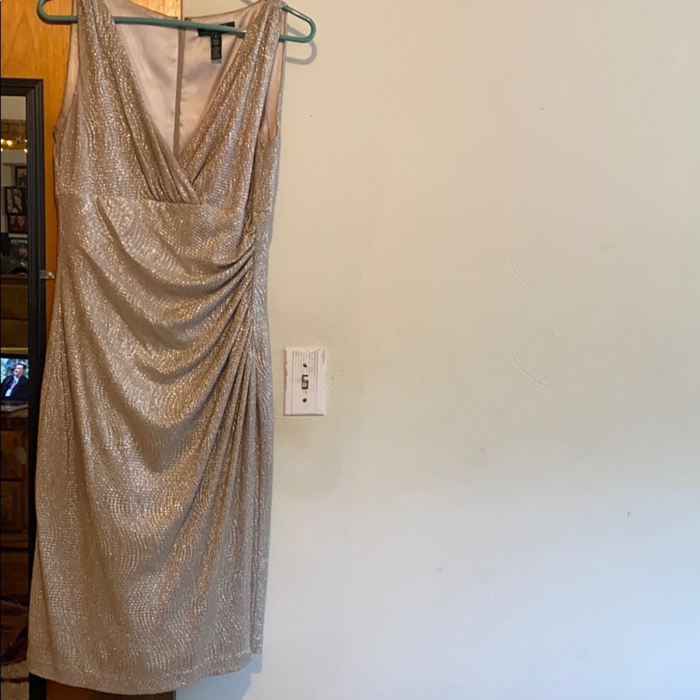 Gold dress